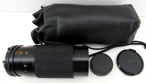 ALBINAR ADG 80-200mm 1:3.9 Macro Manual Focus Lens Minolta MD Mount 2 Caps Case - Picture 1 of 17