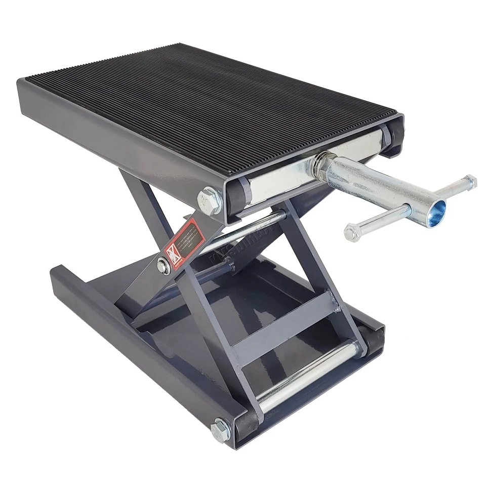 SwitZer Scissor Lift Jack Stand 500KG 1100LB Motorcycle Repair Station Table - Image 1 of 4