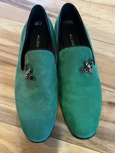 Mens Also Fly Slip On Loafers Green Size 9.5 - Picture 1 of 4
