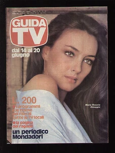 GUIDA TV MONDADORI 24/1981 MARIA ROSARIA OMAGGIO VIDEODELTA LOMBARDIA TRAME FILM - Picture 1 of 1