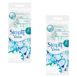 2x Gillette Simply Venus 2 Damen Einwegrasierer 4er Pack - Bild 1 von 2