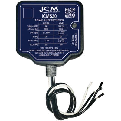 ICM Controls ICM530 3-Phase Surge Protective Device for 240VAC