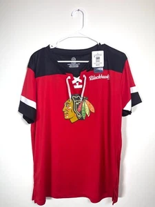 NHL Chicago Blackhawks Women's Fashion Jersey Team Officially Licensed, XL - Picture 1 of 7