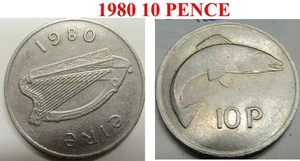 IRLANDA 1980 10 PENIQUES - Imagen 1 de 1