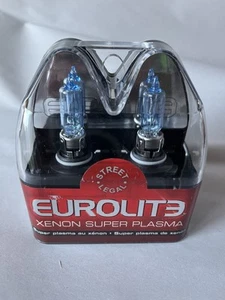 Eurolite 9005 12V 65W Xenon Super Plasma Headlamp Bulb Blue Street Legal New - Picture 1 of 7
