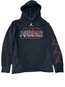 Air Jordan Hoodie Sweatshirt Boys XLarge 13-15Years Youth Jumpman Logo Red Black - Picture 1 of 2