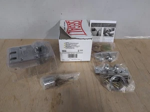 Segal SE15332 Bronze Deadlock Single Cylinder Angle Strike Chrome NEW Open Box - Bild 1 von 3