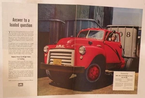 Anuncio de revista* - 1952 - Camionetas GMC - (dos páginas) - Imagen 1 de 1