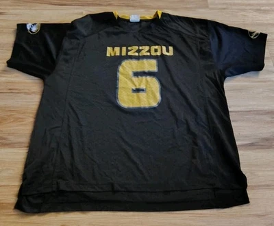 Mens L Missouri Tigers Football Jersey #6 Black - Image 1 of 2