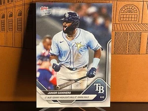 Junior Caminero, Tampa Bay Rays - 2025 Topps Now…1st Career Grand Slam!!!! - Bild 1 von 2