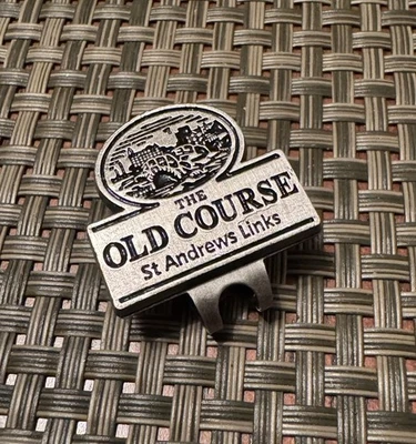 De colección Old Course St Andrews Metal Pelota de Golf Marcadores Sombrero Clip Foto 1 de 3