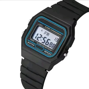 F91W Classic Digital Waterproof Sport Watch Alarm Unisex Brand New - Picture 1 of 5