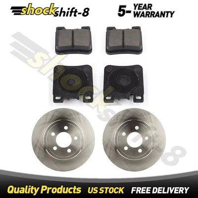 Rear Front Disc Rotors Brake Pads for Mercedes-Benz SL500 5.0L 1996-2002 - Image 1 of 4