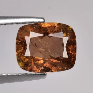 1.85ct 8.5x7.0mm Gorgeous! Ultra Rare Multi Color Axinite Rare Gemstone, - Picture 1 of 4