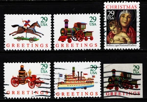Sammlung #2710-14,19 Weihnachten 29c (gebrauchter 6er Set)1992_n132 - Bild 1 von 1