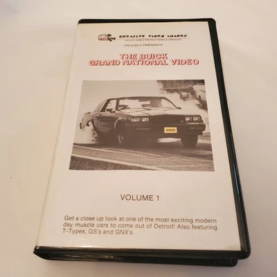 Buick Geand National Video VHS Tape 1988 General Motors GM Vehicle Detroit Car  - Image 1 of 4