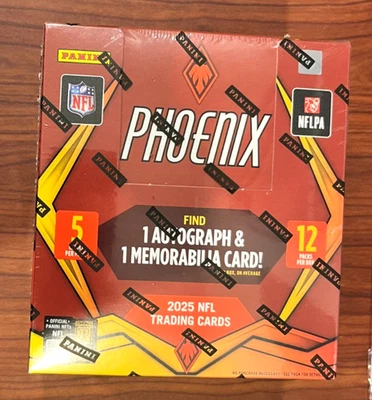 2025 Panini Phoenix Football Hobby Preferred Box NFL Cards SEALED 1 AUTO & 1 MEM - Image 1 of 4