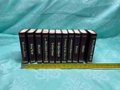 Vintage William Shakespeare  burgess & bowes Midget Classics 11 volume boxed set Foto 1 de 4