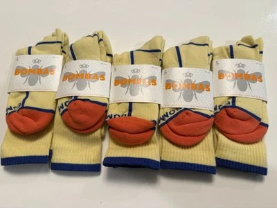 Pacote com 5 meias de panturrilha BOMBAS sólidas - Médio feminino - Frete grátis - Imagem 1 de 3