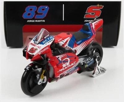 MAISTO 34379Z DUCATI - DESMOSEDICI GP21 PRAMAC RACING TEAM N 5 MOTOGP 2021 JOHAN - Photo 1/2