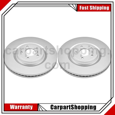 2 Front Brake Rotors Fits 2009 2010 2011 2012 2013 INFINITI FX50_C - Image 1 of 2
