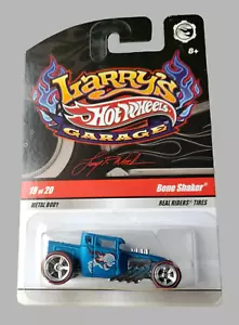 Hot Wheels Bone Shaker Larry's Garage Series Metalflake Blue 2009 #19/20 RR5SP - Imagen 1 de 16