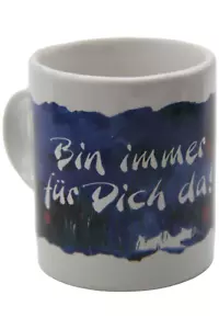 Diddl Kindertasse Sammeltasse Bin immer für dich da! Tasse Sammler Didl Maus - Bild 1 von 6
