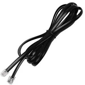 8.4Ft RJ12 6P6C Straight Modular Telephone Extension Line Wire Cable Phone Cord - Picture 1 of 5