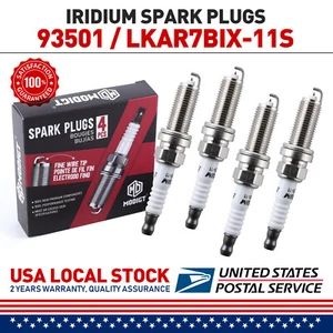 93501 LKAR7BIX-11S Iridium IX Spark Plug for XP5683 XP5682 Ignition Wire dt - Picture 1 of 12