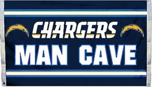 NFL Los Angeles Chargers Huge 3x5 Licensed Man Cave Flag / Banner -Free Shipping - Picture 1 of 2