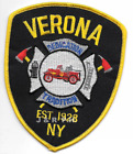 Verona  Fire  "Est. 1928", New York (4" x 5" size) fire patch
