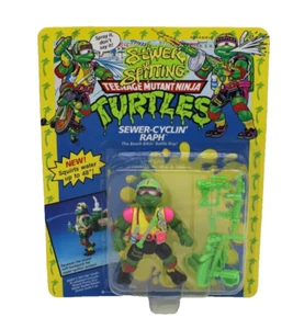 Playmates TMNT Teenage Mutant Ninja Turtles Sewer Cyclin' Raph  Moc Unpunched - Bild 1 von 5