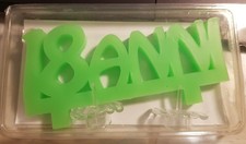 CANDELA 18 ANNI VERDE FLUO TORTA FESTA COMPLEANNO DECORAZIONI