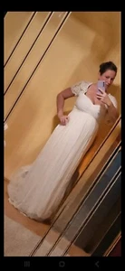 Hochzeitskleid Umstandsbrautkleid Seraphine Elfenbein Größe 42 - Bild 1 von 1
