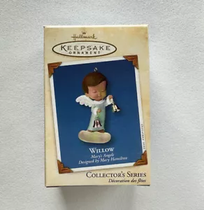 2002 Willow ~ Mary's Angels #15 ~ Holding Bells ~ Hallmark Ornament - Picture 1 of 4