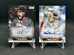 2024 Stadium Club Matt Williams Auto & Brian Wilson Auto San Francisco Giants - Picture 1 of 2