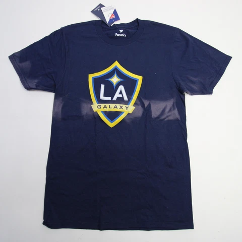 LA Galaxy Fanatics Short Sleeve Shirt Men's Navy Used Cover
