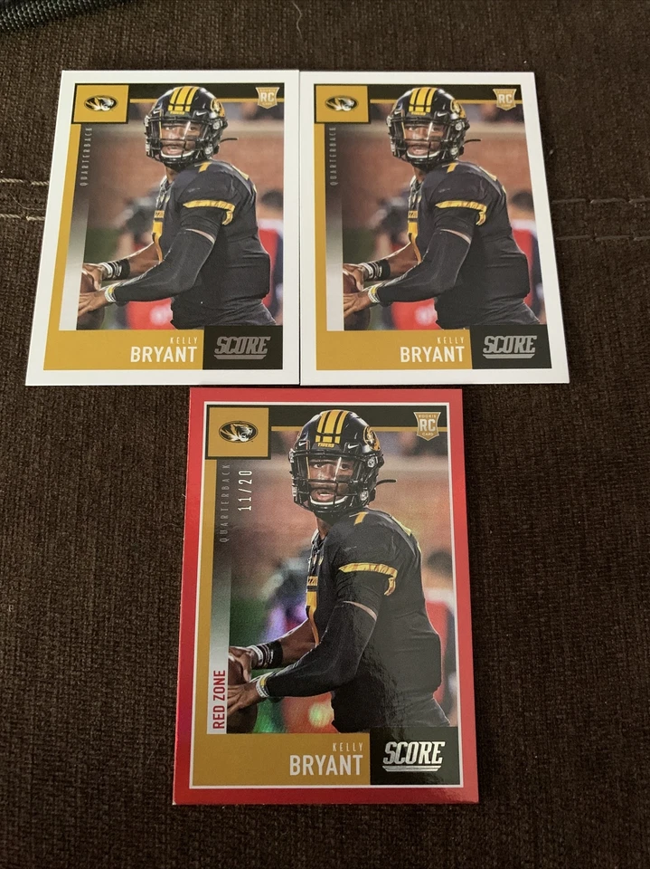 2020 SCORE KELLY BRYANT Hot RED ZONE Parallel ROOKIE Footbal QB /20 - Image 1 of 1