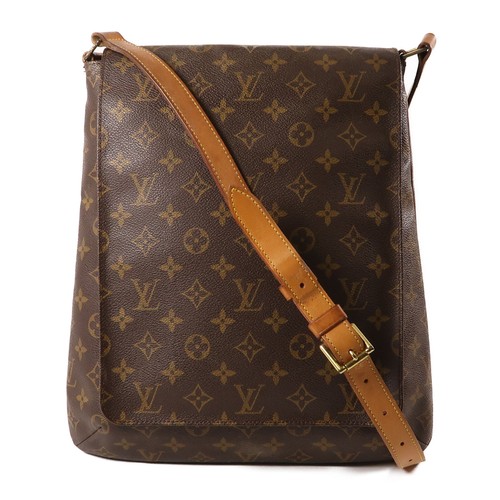 LOUIS VUITTON（LV） Borsa a tracolla Louis Vuitton LV GHW Muse M51256 monogramma marrone