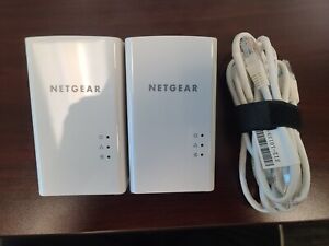 Netgear Powerline 1200 1200 Mbit/s Ethernet LAN Extender - White (Pack of 2)