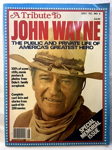 A Tribute To John Wayne Magazine Special Memorial Issue No.5 1979 - Imagen 1 de 5