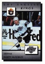 1989-90 Los Angeles Kings Smokey #17 Marty McSorley