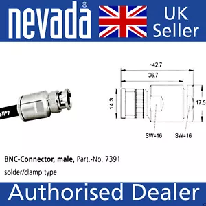 SSB-Electronic 7391 BNC Stecker für Aircell 7 - Bild 1 von 2