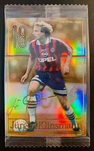 2014 Panini Football League Legend Jurgen Klinsmann Bayern Refractor card cello - Picture 1 of 1