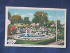 1937 Chillicothe Missouri Midway Cabin Camp Rock Garden Postcard