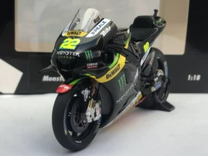 #22 Yamaha YZR-M1 Alex Lowes Monster Tech3 2016 MotoGP 1/18 Diecast Minichamps - Picture 1 of 6