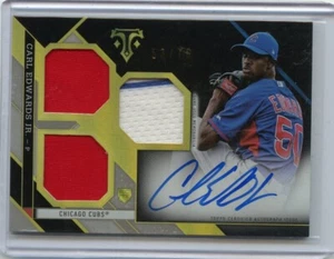2016 Topps Triple Threads Silver #RFP-CE Carl Edwards Jr. JSY AU 53/75 - Picture 1 of 2
