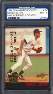 1994 SIGNATURE ROOKIES #S4 DEREK JETER NY YANKEES 360 - MAIL IN PROMO -PGS 9 - Picture 1 of 2