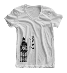 Camiseta gráfica informal de moda de Londres - Imagen 1 de 1