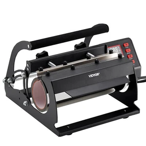 VEVOR Tumbler Heat Press Machine 11-30oz Mug Press Sublimation Tumblers Black - Picture 1 of 12